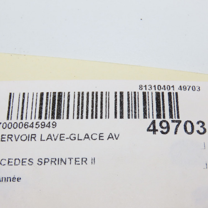 Reservoir lave-glace avant occasion MERCEDES SPRINTER II 9108690200 6