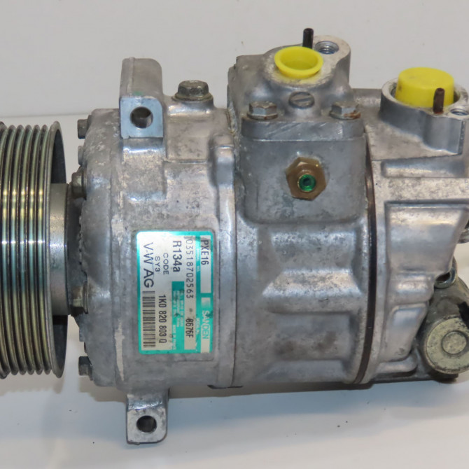 Compresseur air conditionne occasion VOLKSWAGEN PASSAT V Phase 1 03-2005->10-2010 1.9 TDI 105ch 1K0820808F 2