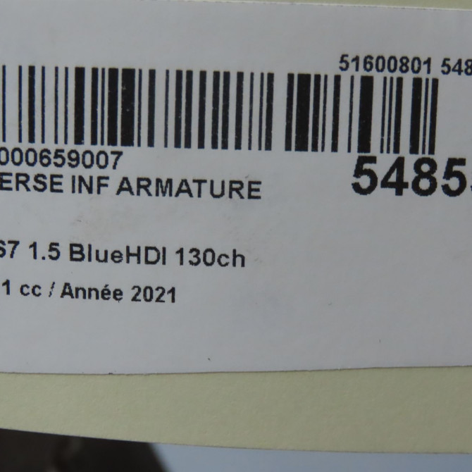 Traverse inférieure armature avant occasion DS 146 Phase 1 04-1995->04-1999 1.5 BlueHDI 130ch 9814630380 4