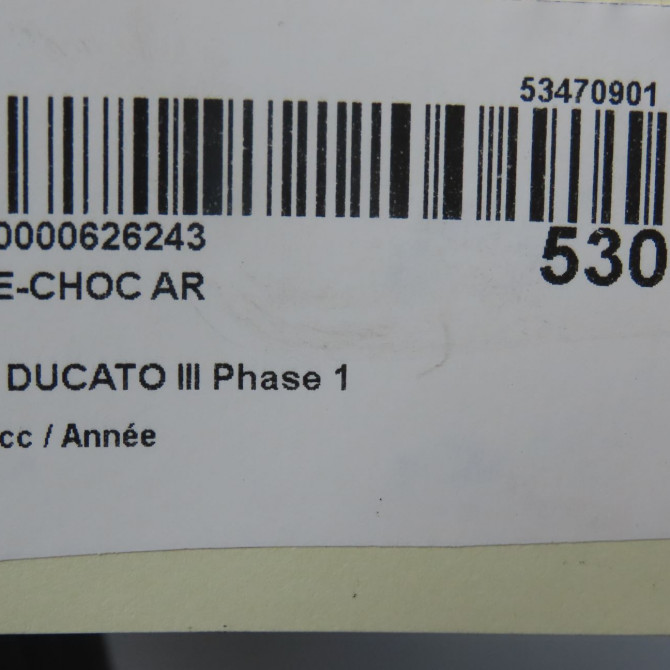 Pare-choc arrière occasion FIAT DUCATO III Phase 1 06-2006->10-2014 735423238 6