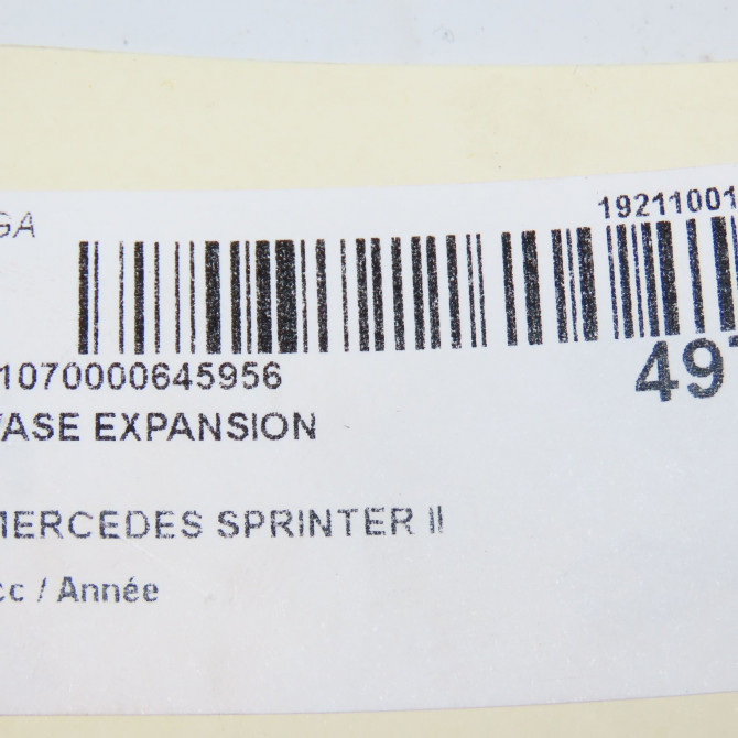 Vase expansion occasion MERCEDES SPRINTER II 9105015300 7