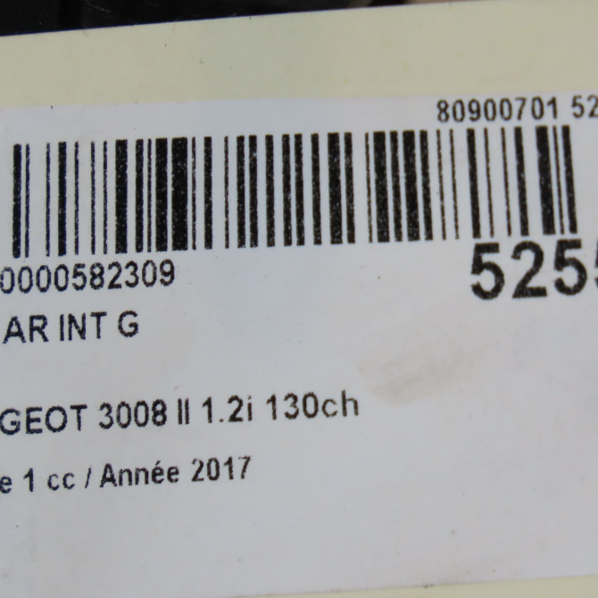 Feu arrière interieur gauche occasion PEUGEOT 3008 II Phase 1 04-1995->04-1999 1.2i 130ch 9810477880 6