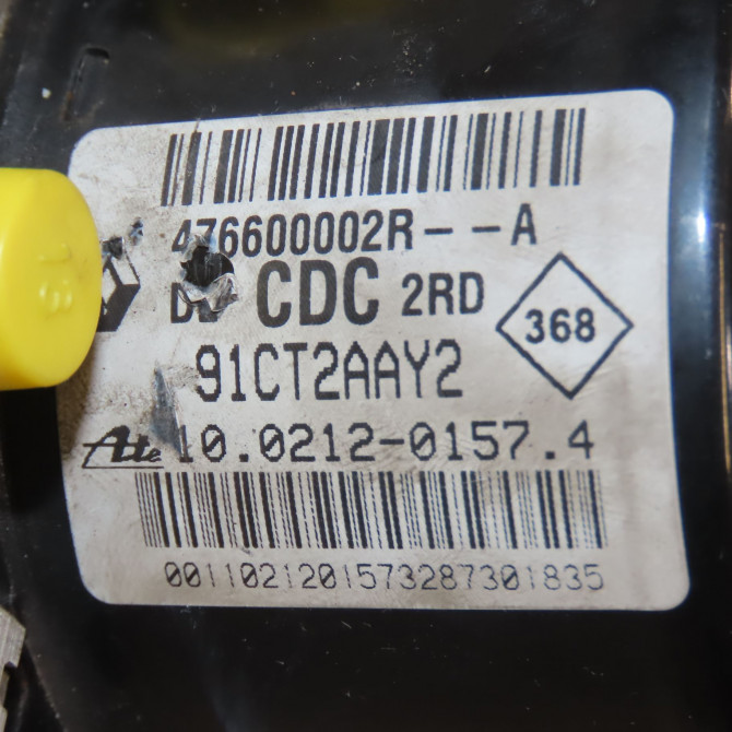 Unité hydraulique ABS occasion RENAULT LAGUNA III Phase 1 10-2007->10-2010 2.0 DCI 130ch 476603724R 4