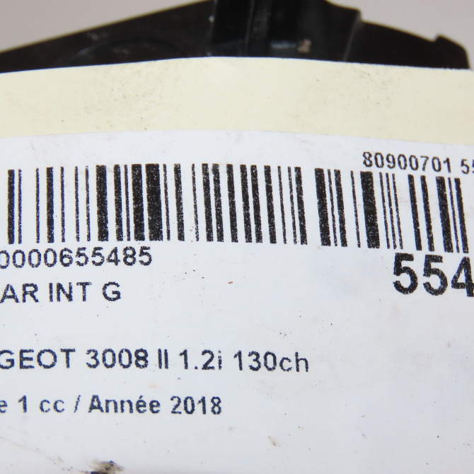 Feu arrière interieur gauche occasion PEUGEOT 3008 II Phase 1 04-1995->04-1999 1.2i 130ch 9810477880 6