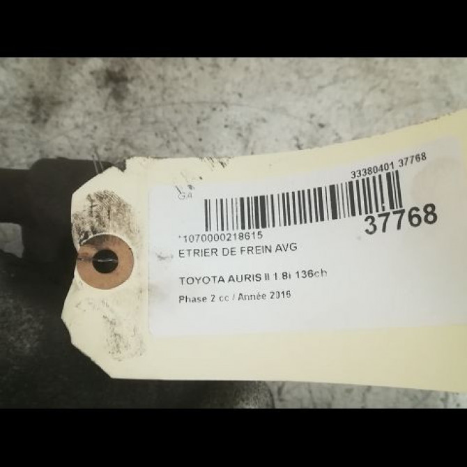 Etrier de frein avant gauche occasion TOYOTA AURIS II Phase 2 06-2015->... 1.8i 136ch 4775002250 3
