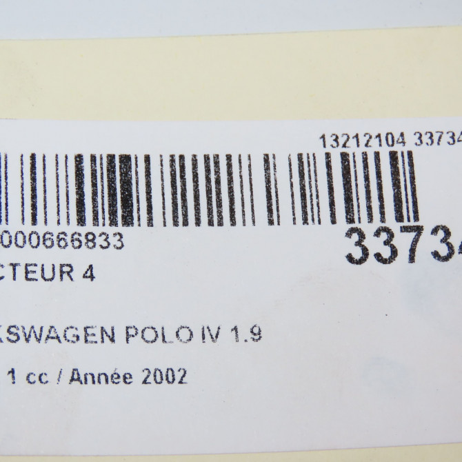 occasion VOLKSWAGEN POLO IV Phase 1 01-2002->05-2005 1.9 SDI 5
