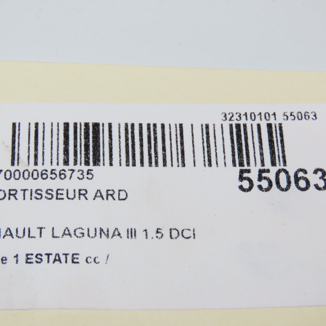 Amortisseur arrière droit occasion RENAULT LAGUNA III Phase 1 ESTATE 10-2007->10-2010 1.5 DCI 110ch 562100008R 3