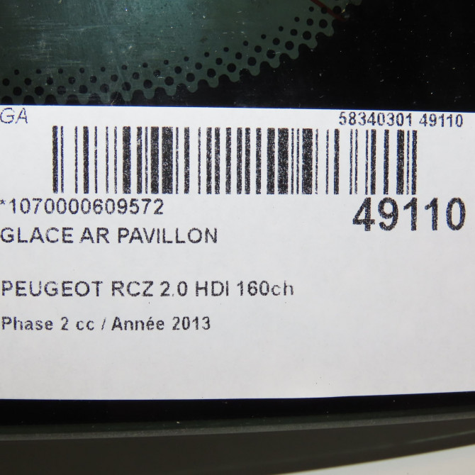 occasion PEUGEOT RCZ Phase 2 09-2012->... 2.0 HDI 160ch 4