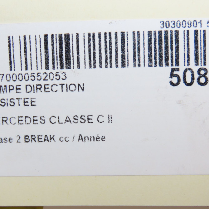 Pompe direction assistee occasion MERCEDES CLASSE C II Phase 1 04-1995->04-1999 C220CDI 150ch 24669301 7