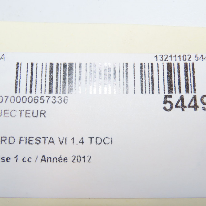 Injecteur occasion FORD FIESTA VI Phase 1 10-2008->11-2012 1.4 TDCI 70ch 1703287 4