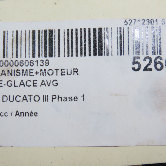 Mecanisme+moteur leve-glace avg occasion FIAT DUCATO III Phase 1 06-2006->10-2014 46862304 7