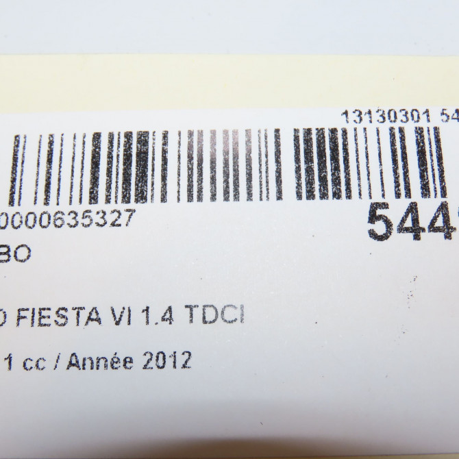 Turbo occasion FORD FIESTA VI Phase 1 10-2008->11-2012 1.4 TDCI 70ch 1696537 7