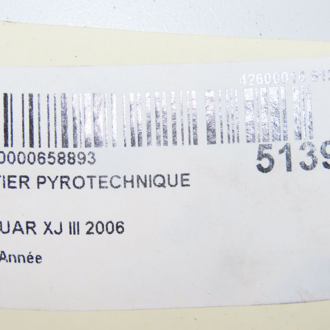 Boitier pyrotechnique occasion JAGUAR XJ III C2C3921 6