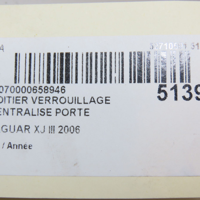 Boitier verrouillage centralise porte occasion JAGUAR XJ III 8