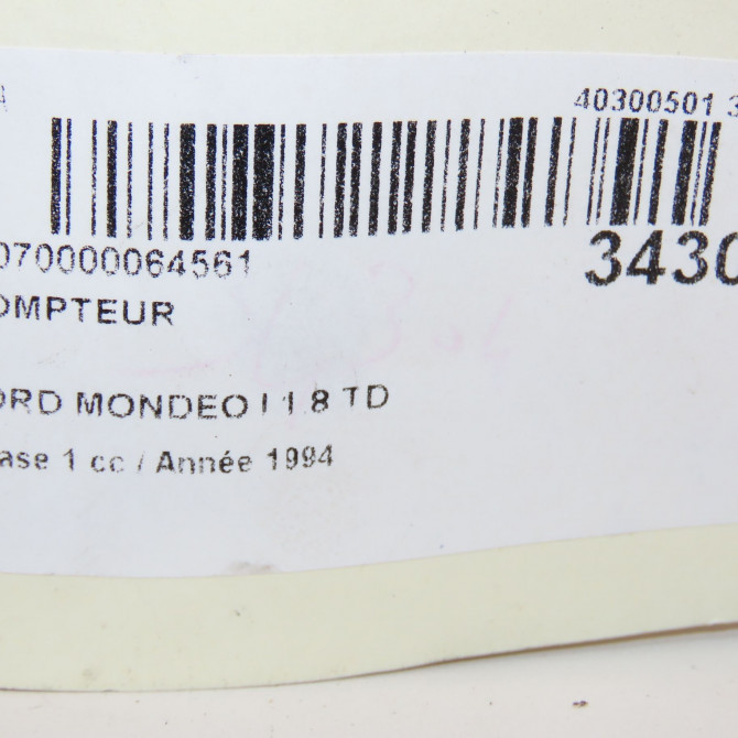 Compteur occasion FORD MONDEO I Phase 1 01-1993->09-1996 1.8 TD 4