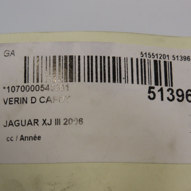 Verin d capot occasion JAGUAR XJ III C2C2895 3