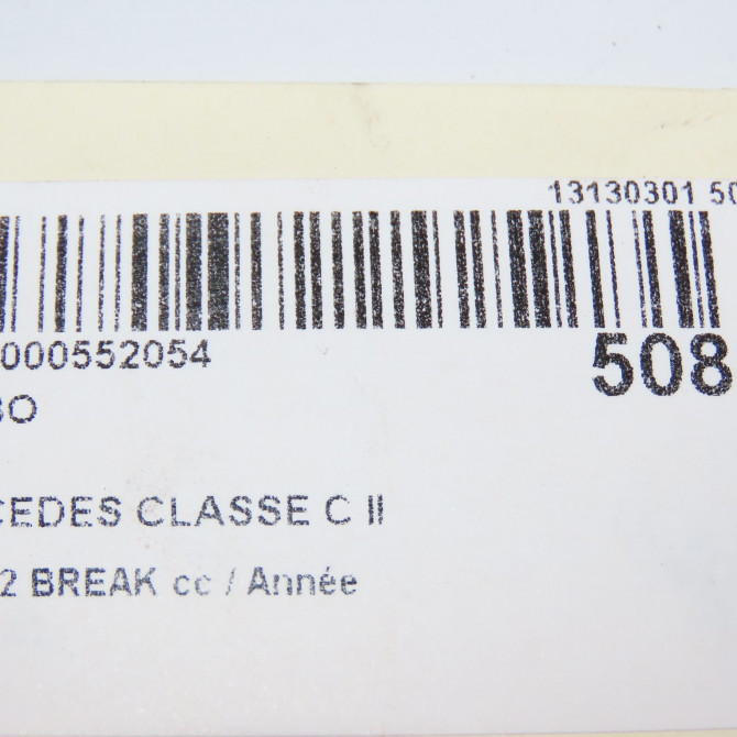 Turbo occasion MERCEDES CLASSE C II Phase 1 04-1995->04-1999 C220CDI 150ch 6460900180 8