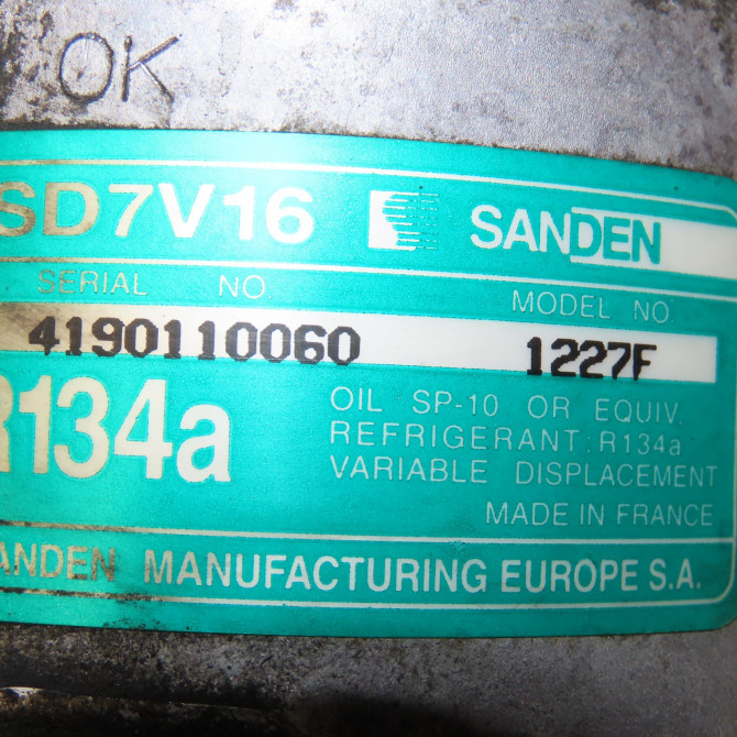 Compresseur air conditionne occasion PEUGEOT 406 Phase 2 04-1999->04-2004 2.2 HDI 133ch 6453TJ 6