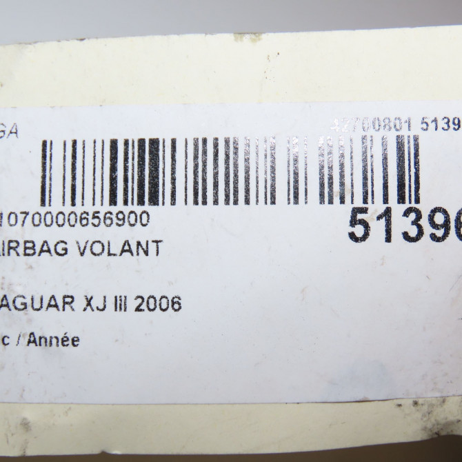 Airbag volant occasion JAGUAR XJ III C2C29495LGP 6