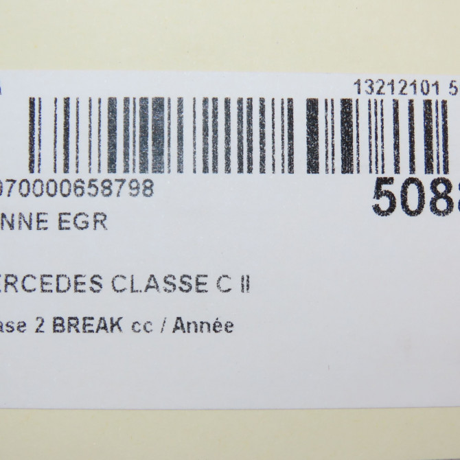 Vanne EGR occasion MERCEDES CLASSE C II Phase 1 04-1995->04-1999 C220CDI 150ch 7