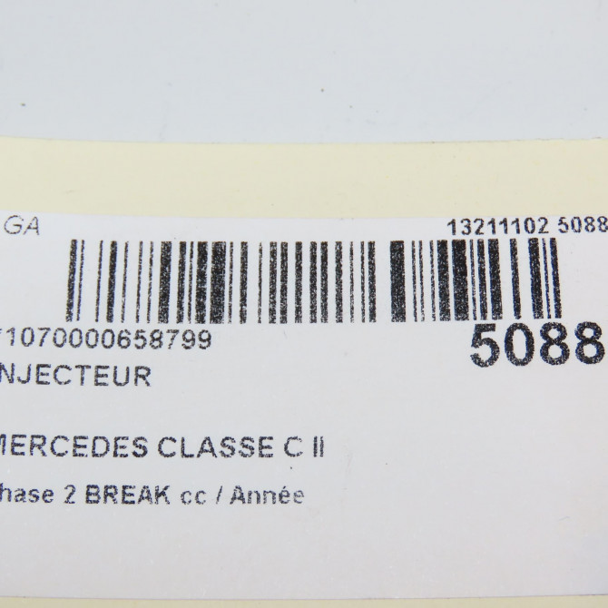 Injecteur occasion MERCEDES CLASSE C II Phase 1 04-1995->04-1999 C220CDI 150ch 4