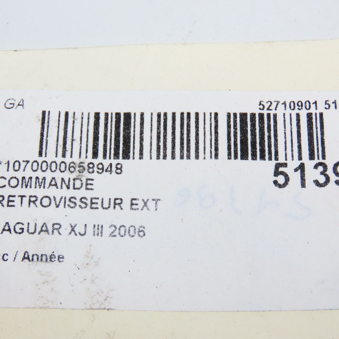 Commande rétroviseurs extérieures électriques occasion JAGUAR XJ III C2C1407 5