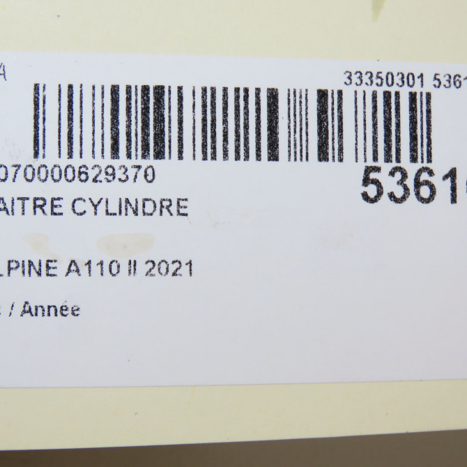 Maitre cylindre occasion ALPINE A110 II 5