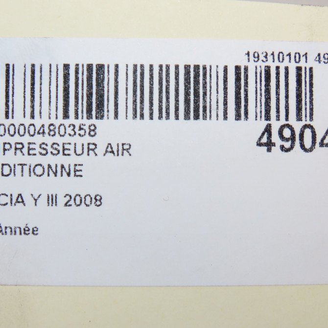 Compresseur air conditionne occasion LANCIA Y III 7