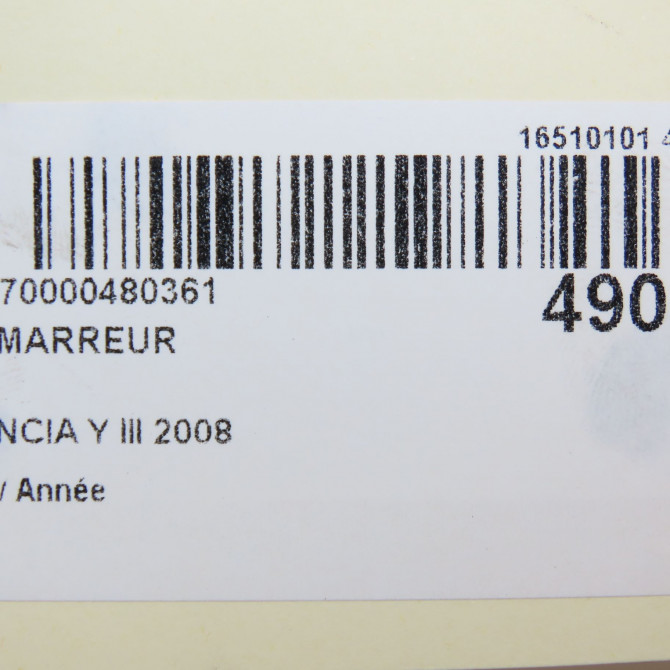 Démarreur occasion LANCIA Y III 7