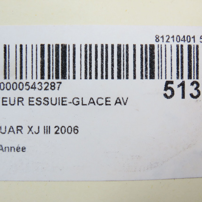 Moteur essuie-glace avant occasion JAGUAR XJ III C2C1657 7