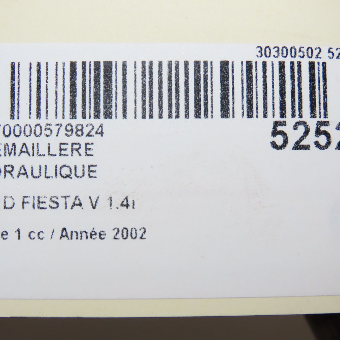 Cremaillere hydraulique occasion FORD FIESTA V Phase 1 09-2002->10-2005 1.4i 1631754 6