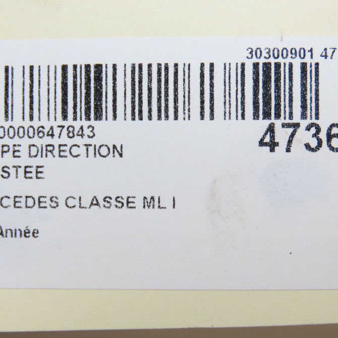 Pompe direction assistee occasion MERCEDES CLASSE ML I 7