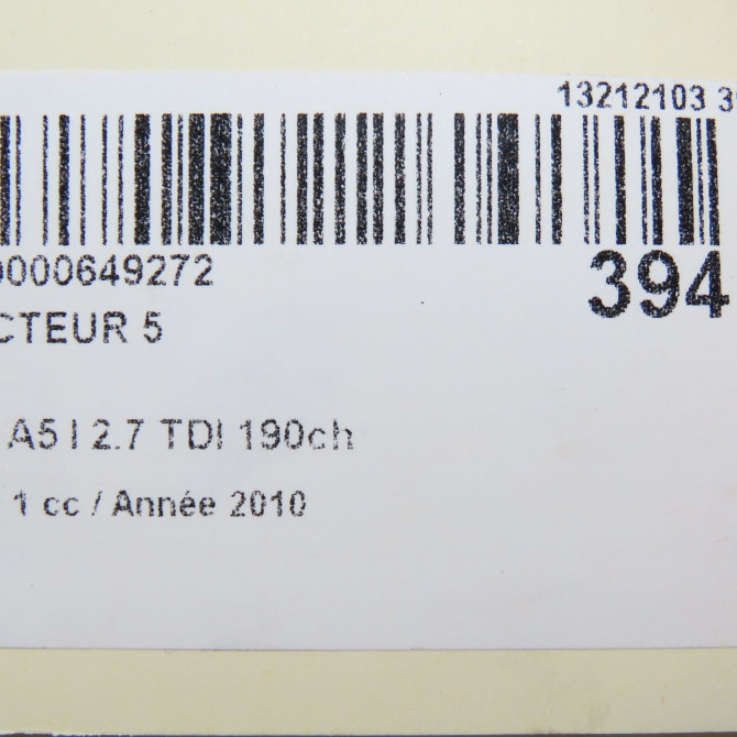occasion AUDI A5 I Phase 1 07-2007->07-2011 2.7 TDI 190ch 6