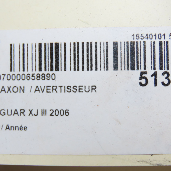 Klaxon  / avertisseur occasion JAGUAR XJ III C2C9804 6