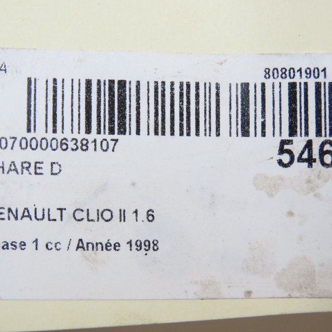 Phare droit occasion RENAULT CLIO II Phase 1 03-1998->06-2001 1.6 7701045169 5