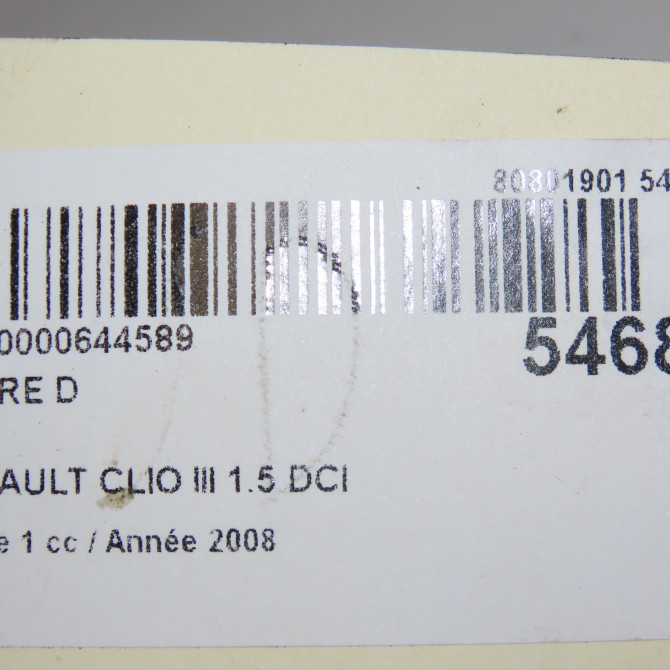 Phare droit occasion RENAULT CLIO III Phase 1 09-2005->03-2009 1.5 DCI 70ch 260100203R 4