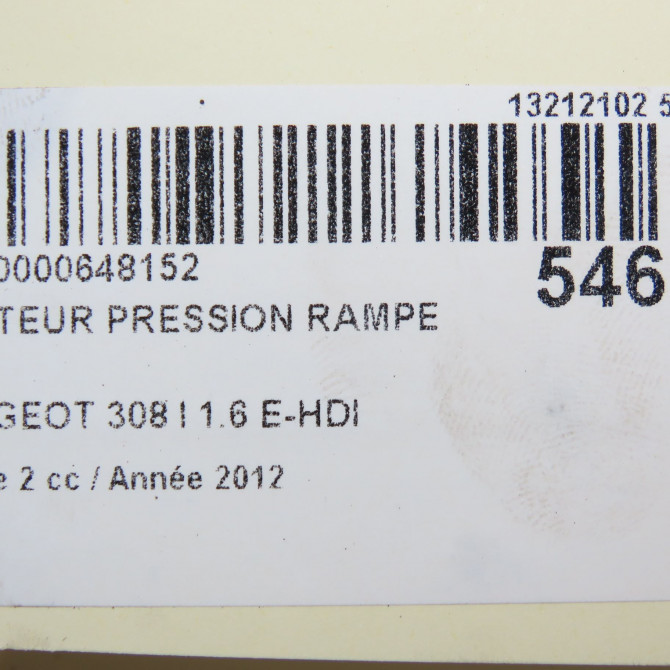 occasion PEUGEOT 308 I Phase 2 04-2011->12-2014 1.6 E-HDI 112ch 9813735580 5