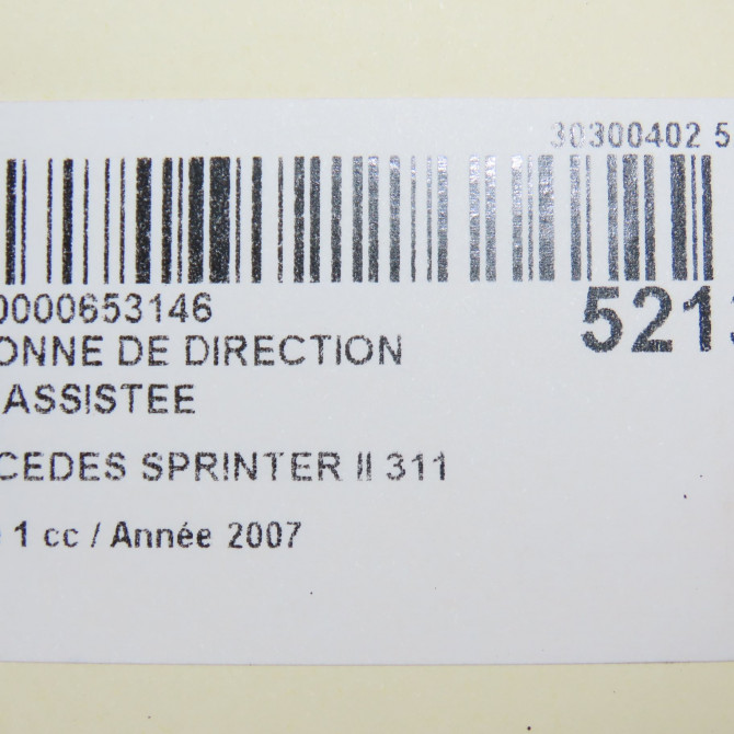 Colonne de direction non assistee occasion MERCEDES SPRINTER II Phase 1 06-2006->... 311 CDI 109ch 9064601116 6