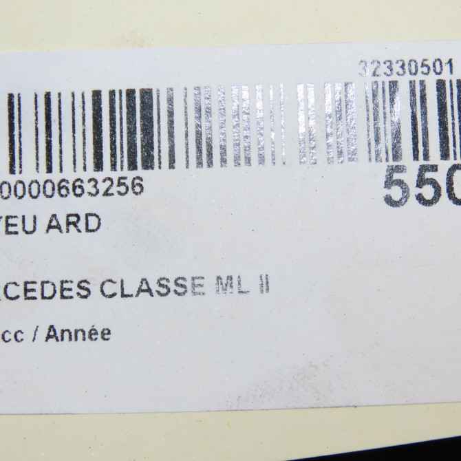 Moyeu ard occasion MERCEDES CLASSE ML II phase 2 09-2008->06-2011 1663570900 7