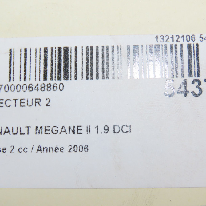 occasion RENAULT MEGANE II Phase 2 01-2006->06-2009 1.9 DCI 130ch 8200389369 5