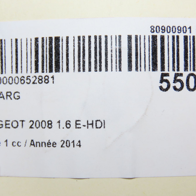 Feu arrière gauche occasion PEUGEOT 2008 Phase 1 01-2013->... 1.6 E-HDI 92ch 9678074280 7