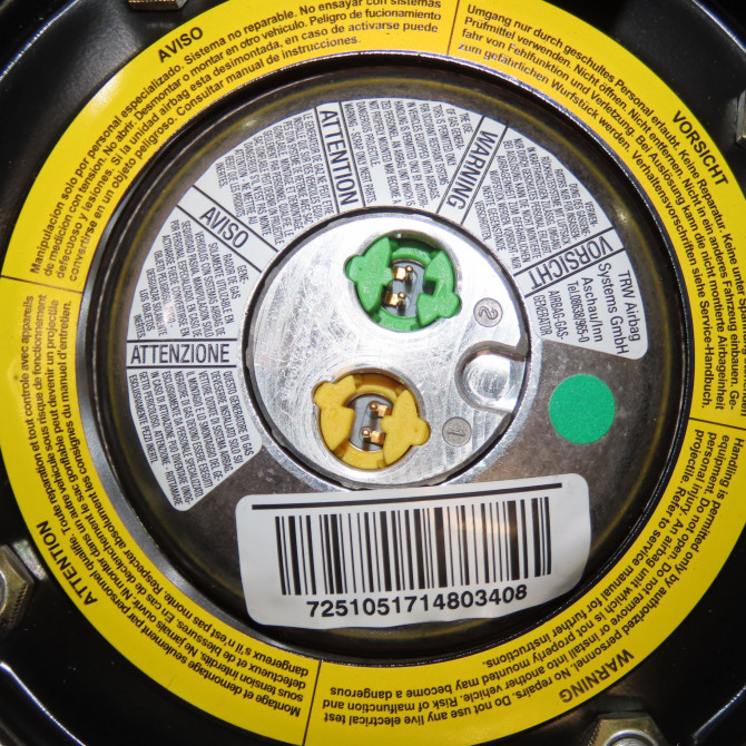 Airbag volant occasion MERCEDES CLASSE E III Phase 1 03-2002->06-2006 E280CDi FAP 177ch 21186012028J06 4