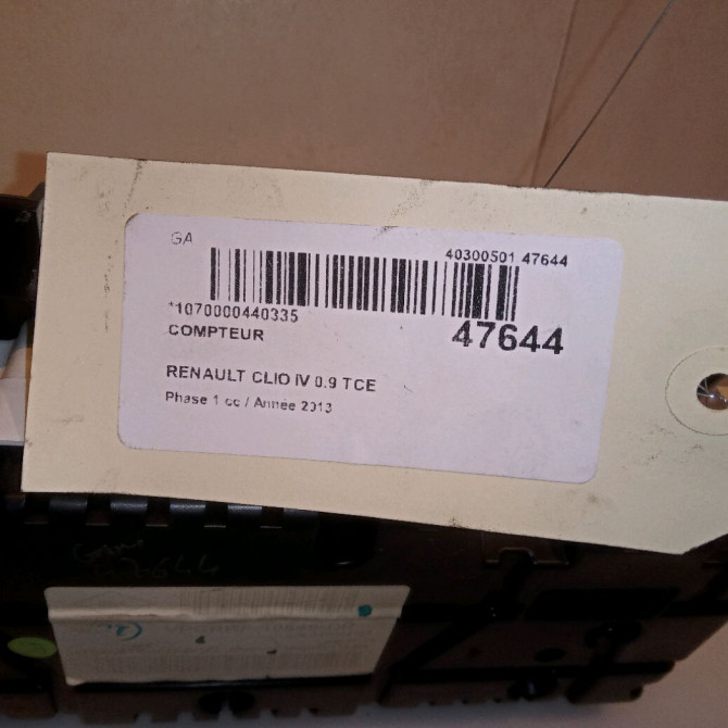 Compteur occasion RENAULT CLIO IV Phase 1 07-2012->... 0.9 TCE 90ch 248106164R 4