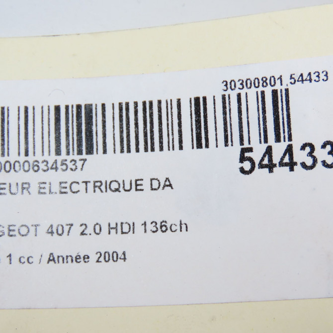 Moteur electrique de direction assistée occasion PEUGEOT 407 Phase 1 04-2004->07-2008 2.0 HDI 136ch 1629095980 7