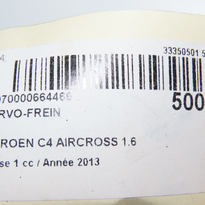 Servo-frein occasion CITROEN C4 AIRCROSS Phase 1 10-2011->... 1.6 e-HDI 115ch 1608190380 8