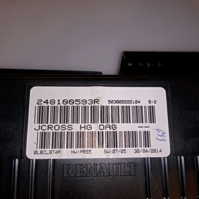 Compteur occasion RENAULT SCENIC III Phase 2 12-2011->03-2013 1.6 DCI 130ch 248103006R 5