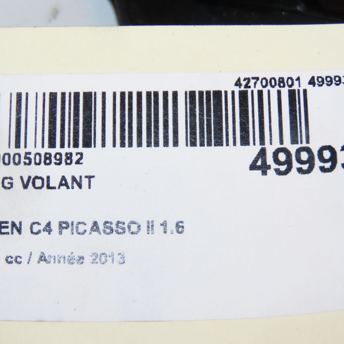 Airbag volant occasion CITROEN C4 PICASSO II Phase 1 04-2013->... 1.6 e-HDi 8v 115ch 96764017ZD 4