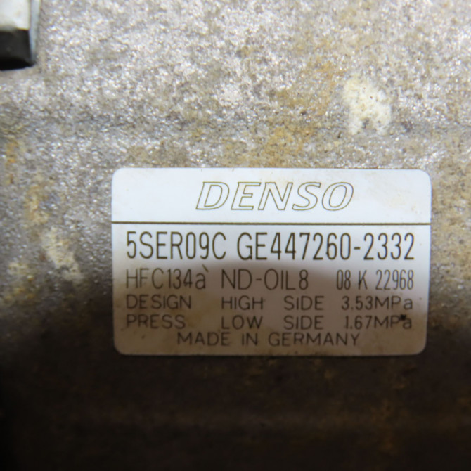 Compresseur air conditionne occasion TOYOTA AURIS I Phase 1 03-2007->03-2010 126 D-4D 883101A680 6