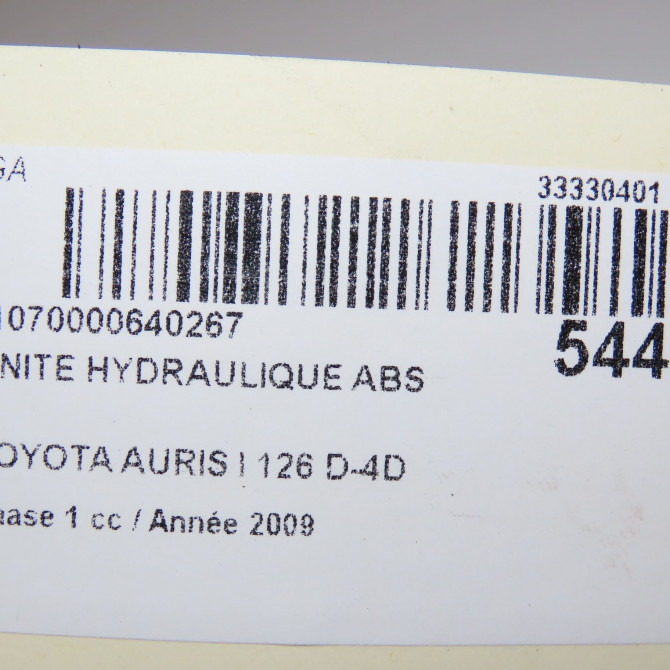 Unité hydraulique ABS occasion TOYOTA AURIS I Phase 1 03-2007->03-2010 126 D-4D 4405002150 8