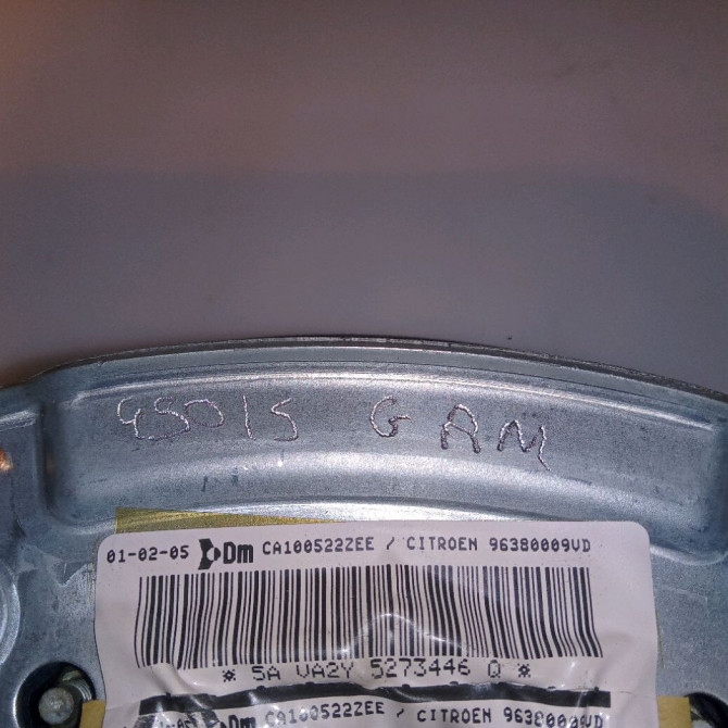 Airbag volant occasion CITROEN C2 Phase 1 09-2003->10-2008 1.4 HDi 4112HH 3